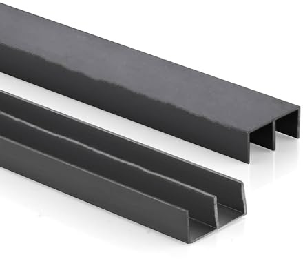 Wardrobe Sliding Door Track Hardware Kit, 2 Track Aluminum Rails with Pulley Program for Sliding Cabinet/Closet Door Track，Sliding Glass Door Track Repair(140cm)