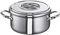 Schulte-Ufer Romana i Bratentopf, Edelstahl, Silber, 18 cm / 2 ltr