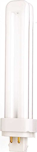Satco S8340 4100K 26-Watt G24q-3 Base T4 Quad 4-Pin Tube for Electronic and Dimming Ballasts, Color, 1 Count (Pack of 1)