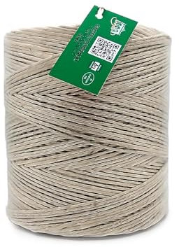 Spago 100% Corda Naturale in Lino Idoneo per Alimenti TIT 2/1 kg 2,5/3 circa