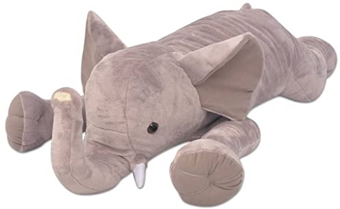 vidaXL Kuscheltier Elefant XXL 95 cm Plüschtier Stofftier Plüsch Spielzeug