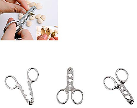 Nut Cracker Pistachio Nut Opener with Stainless Steel Handle Nut Open Tool Sunflower Seed Plier