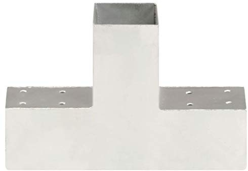 Tidyard Pfostenverbinder L/X/T/Y-Form 2/3 / 4Hülsen Balkenschuh Holzverbinder Eckverbinder Pfostenecke Balken Verbinder Feuerverzinkt Verzinktes Metall