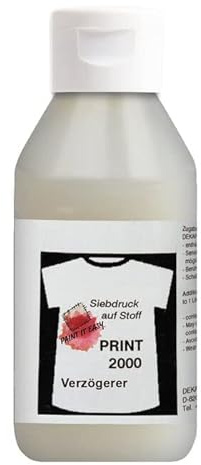 PAINT IT EASY NEU Siebdruckfarbe DEKAPRINT Verzögerer, 250 ml