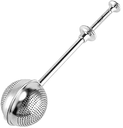 AllEco® Edelstahl Teekugel Teeei Teesieb für losen Tee - Teefilter, Teezange, Teebeutel, Anti-Stress-Geschenk, nachhaltig und wiederverwendbar - Für Tee-Liebhaber, Perfekt für Tasse und Teekanne