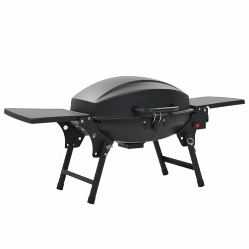 Homgoday Portable Barbecue and Gas Grill with Black Stove, Furniture for Home Indoor Outdoor Living Room Bedroom C