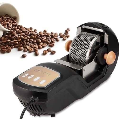 TorréFacteur à Café 1600W – 7 Vitesses RéGlables En TempéRature, TorréFacteur Domestique – Fonction De Refroidissement, TorréFacteur éLectrique 300 G De Grains De Café