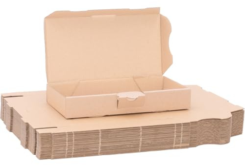 förpackning maxibrevlådor 180 x 100 x 30 mm maxibrev brun MB 0 innermått 176 x 96 x 27 mm frakt post vikbar låda fraktlåda bokförsändelse – perfekt för frakt 25 stycken