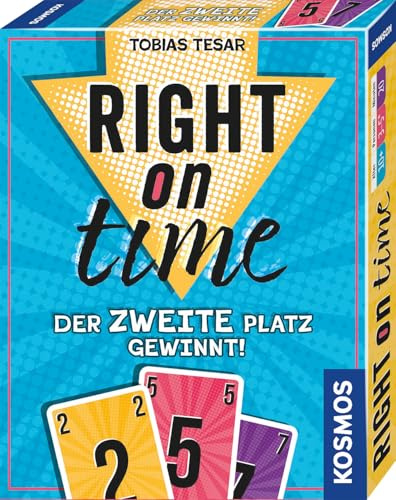 Kosmos Right on time, Der ZWEITE Platz gewinnt | Schnelles Kartenspiel für 2-5 Personen ab 10 Jahre