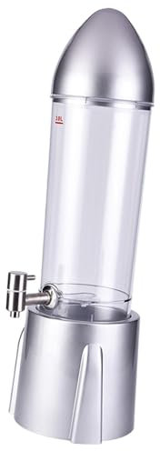 Fenteer Dispensador de cerveza Torre de cerveza Dispensador de bebidas con grifo para bar RV Fiesta Pub al aire libre, Plata