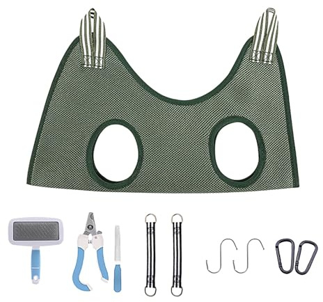 Hundepflege-Geschirr, Haustierpflege-Hängematte, Hunde-Hängematte, Katzenpflege-Hängematte, Nagelschneide-Hängematte, 10-teiliges Haustier-Nageltrimm-Hängematten-Set, Haustier-Nagelfeilbrett-Set,