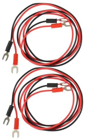 IMIKEYA 4 Stück Erdungskabel Für Plattenspieler Isolierter Kupferleiter Mit Pvc Isolierung Test Und Verbindungskabel Gegen Brummen Und Summen