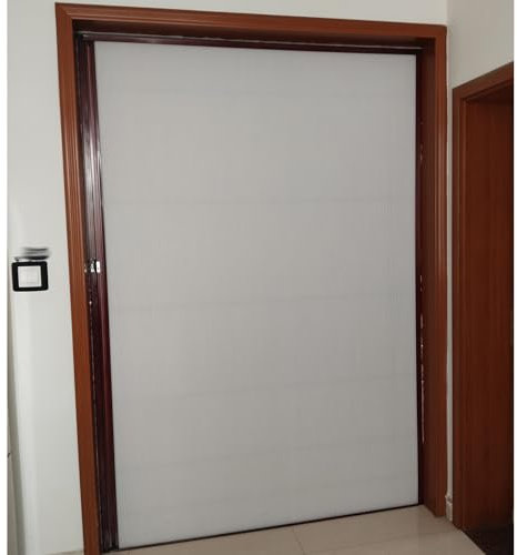 Falttür Falttüren Innentüren Schiebetür Ziehharmonika-Türen, Extra Breit, Individuell Anpassbar, Faltbar, Einziehbar, Für Wohnzimmer/Schrank/Balkon, Schiebetür Mit Unsichtbarem Gitter(60x200cm/23.6x78