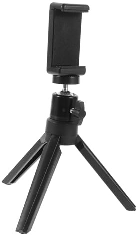 HOMOCONO Mini Trípode para Teléfono Móvil Soporte para Proyector Trípode para Videoproyector para Transmisión y Soporte de Mesa para Teléfono