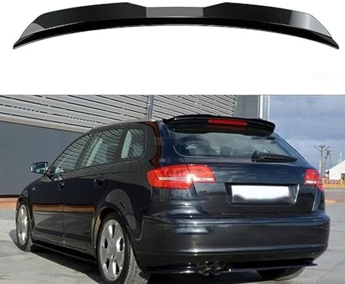 CMQISHAN Aileron Arrière pour Audi A3 Sportback 8P 2004-2010, 2011, 2012, 2013, Noir, Voiture Becquet Arrière Accessoire Voiture, Autocollant