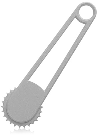 Lotsdonxia Professional 3D-Printed Cardboard Punch Tool, Heavy-Duty Perforator for Effortless Box Cutting, DIY Crafting Shipping, Ergonomic Grey Perforator (16x4.6cm) Office Packing Essential