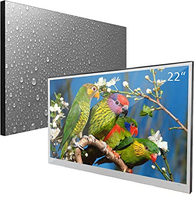 Soulaca 22 pollici Smart LED TV a specchio per il bagno, 1080P Waterpoof con Wi-Fi e Bluetooth, integrato con altoparlante sistema Android 14.0, M185 HEVC Main10