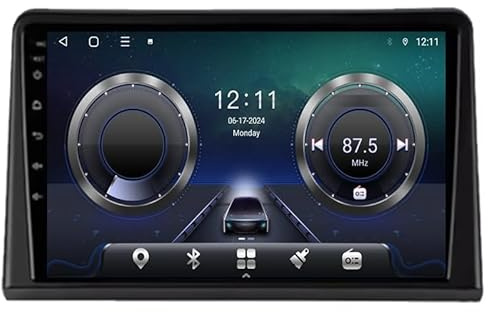 XIXIYAN Android 15 Touch Screen Car Stereo 9 Inch Car Stereo Radio Plug And Play For Renault Express 2021-2024 Car Radio with Bluetooth And Navigation And Backup Camera,4 Core Wifi 2G+32G