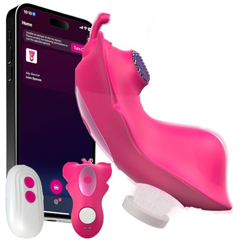 MKGD Sex Toýs Femme Sextoyse Femme Clitoridienne Vibromasseurs Feminin À Distance Oeuf Vibrant Sex Toys Couple Plaisir Portable Point G Sextoy Vibro avec 10 Modes App Telecommande Silencieux Jouet
