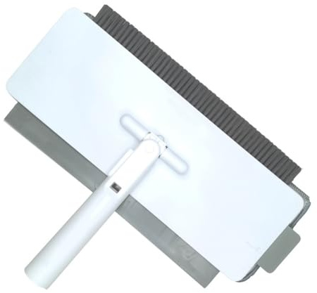 Mopa de microfibra para limpieza de suelos con almohadillas de chenilla reutilizables para suelos de madera dura y laminados, fregona plana multifuncional para quitar el polvo en seco y