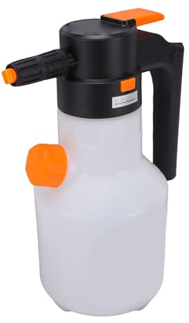Luocute Elektrischer Schaumsprüher, 2 L Kabellose Wiederaufladbare Druckschaumkanone mit Verstellbaren Düsen und Typ-C-Aufladung für Autowäsche, Hausreinigung, Gartenarbeit