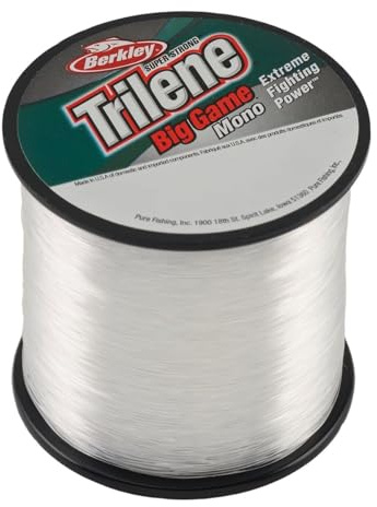 Berkley Trilene® Big Game™, Clear, 20lb | 9kg, 650yd | 594m Monofilament Fishing Line, Suitable for Saltwater and Freshwater Environments