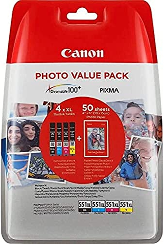 Canon CLI-551 XL C M Y BK