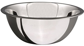 Salvinelli Ciotola per mescolare, Acciaio Inossidabile, Stainless Steel, 34 cm