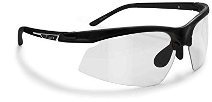 SNATCH Radbrille Selbsttönend Polarisiert - Fahrradbrille Photochrome Sportbrille Sonnenbrille Ski Laufen Golf Running Earthquake by Italy (Matt Schwarz/Shiny Schwarz, Photochromen)