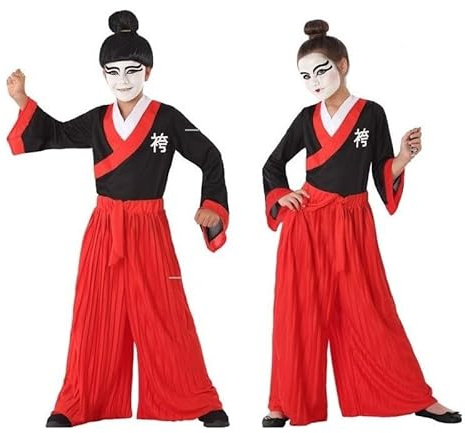 Atosa japansk samurajdräkt för barn 3 till 4 år