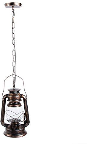 Lanterna a Sospensione Moderna per Esterni, Lanterna a Sospensione a LED da 18,9 Lampada a Sospensione per Lanterna Rustica Lampadario a Sospensione per Sala da Pranzo Decorazione per Ingresso Cucina