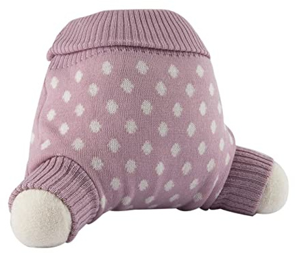 Popolini WoolPant Überhose aus Wolle über jede beliebige Saugwindel (62/68, Rose Dots)