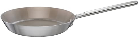 Fiskars Norden Steel Bratpfanne, Ø 26 cm, Für alle Kochfelder geeignet | Mit Antihaftbeschichtung, Edelstahl, 1067632
