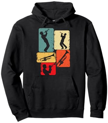 Trompete Trompeter Herren Kinder Trompeten Pullover Hoodie