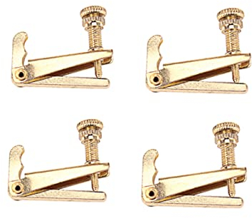 SAFIGLE Feinstimmer Für Violinsaiten Aus Metall 4-teiliges Set Finish Für Violinenstimmung Universelle Kompatibilität