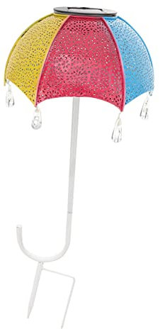 VANZACK Outdoor Solar Umbrella Stake Lamp Automatic Off Easy Install Garden Landscape Light