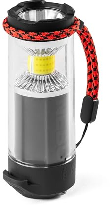 NEBO Galileo Tempest 350 Lumen - Wasserdichte Laterne - Mit 360° ARCUS LED Technologie, Magnetfuß & mehreren Lichtmodi | 350 Lumen wasserdichte Campinglaterne, 360° ARCUS COB, Strahler, Magnetfuß - Zelt, Festival & Stromausfall Licht