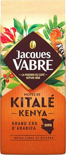Jacques Vabre Café moulu Kitalé Origine Kénya 250g (Lot de 6)