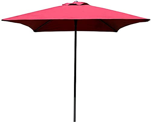 PLMNBQWE Parasol de terrasse carré de Couleur Unie pour Jardin, Balcon, Plage, terrains de Jeu, Gazebo, magasins, Parasol d'extérieur, H