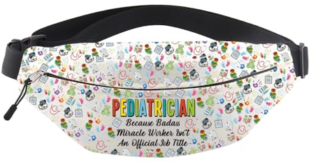 Pediatrician Gift Pediatric Doctor Crossbody Bag Pediatr ician Graduation Gift Family Doctor Bum Bag (Pediatrician)