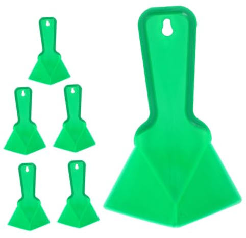 SEWOART 6 piezas Paletas de Esquina de Plástico Ligero para Interiores y Exteriores Herramienta Ergonómica para Alisar Masilla y Reducir Lijado Diseño Portátil y Resistente para