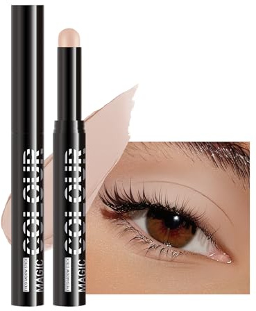 Matte Lidschatten Stift, Nude Beige Eyeshadow Crayon Wasserfest Langlebig | Cremig Seidige Textur Lidschattenstift, Einfach zu Bedienen, Hochpigmentiert Creme Eyeshadow Stick Augen Make-Up für Frauen