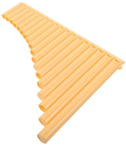 Abaodam Gelbe Folk Panflöte Traditionelles Chinesisches Blasinstrument Leichtes Student Panpipe Für Anfänger Musikunterricht Konzert Portable Practice Instrument