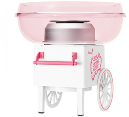 ISTOVO Cotton Candy Machine Elektrische Zuckerwatte-Maschine für Zuhause, Geburtstags- und Familienfeiern EU-Stecker