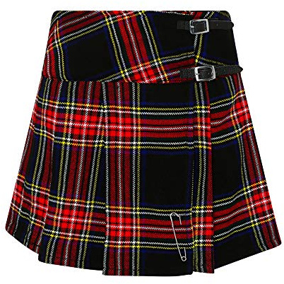 Tartanista Black Watch 16.5 inch Mini Kilt Skirt Size UK 8