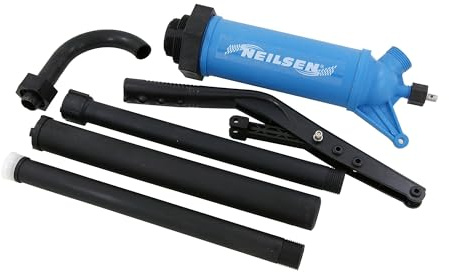 Neilsen CT3604 Barrel Pump with Plastic Lever | Fits 5–55 Gallon Drums with 2in Bung | 9 Fluid oz Per Stroke