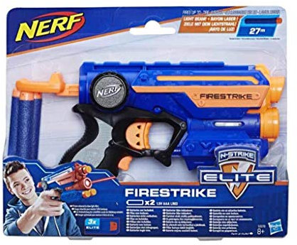 Nerf Elite firestrike Pistola con luz (53378EU4)