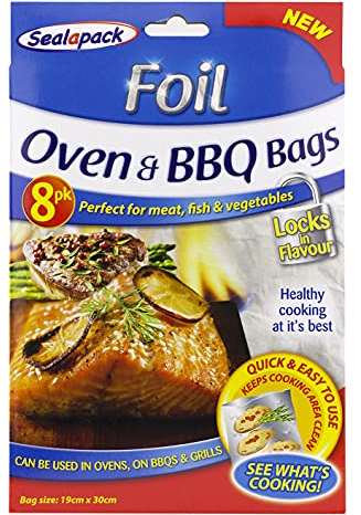 SEALAPACK Lot de 8 sacs de conservation pour four et barbecue