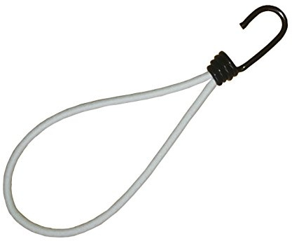 50 Planenspanner Spannfix Weiss Ø 6mm Expanderschlinge Spiralhaken Expander (18 cm Länge)