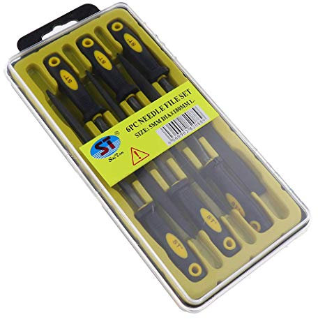 Tubayia 6 Stück Feilen Raspel Satz mit Ergonomische Griffe für Reparatur/Holzbearbeitung Werkzeug